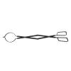 Fireplace Tong Iron Campfire Firewood Tong Log Grabber with Enlarging Clamp Safe Distance Long Handle for Indoor Outdoor view 4