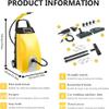 2500W High Pressure Steam Cleaner, 110C High-Temp Steam Washer with 3.5L Tank & 9 Accessories for for Home, Car Washing,75x30 x35 cm view 3