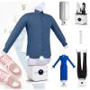 ALSUP New Generation Automatic Steam Ironing Machine 2026 - Hands-F Ree Touch Control, 2-in-1 Hot Air Dryer, 8 Mins Wrinkle-F Ree, Adjustable Heat/Timer for Clothes & Shoes D view 1