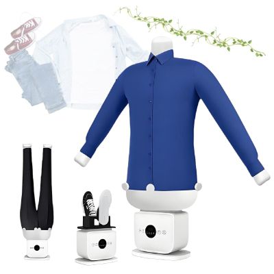 Automatic Steam Ironing Machine 2026 Upgraded - Hands-Free One-Click Use for Home, 8-Min Quick Iron Dry, Inflatable & Temperature Control Clothes A
