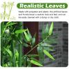 39 59 70 79 Inch Floor Partition Screen for Office/Parlor Reception Room/Balcony/Deck/Porch Landscaping, Outdoor Artificial Bamboo Tree, Freestanding Privacy Fence(W 31 1/2in-12 x H 79in) view 3