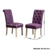 5-Piece Dining Set, Cross-Buck Round Table with 4 Tufted Chairs view 3