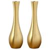 ARTIBETTER 2Pcs Mini Copper Vases Small Metal Desktop Tiny Vase Decoration Brass Flower Holders for Home Office Tabletop Floral Arrangements view 1