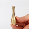 ARTIBETTER 2Pcs Mini Copper Vases Small Metal Desktop Tiny Vase Decoration Brass Flower Holders for Home Office Tabletop Floral Arrangements view 4