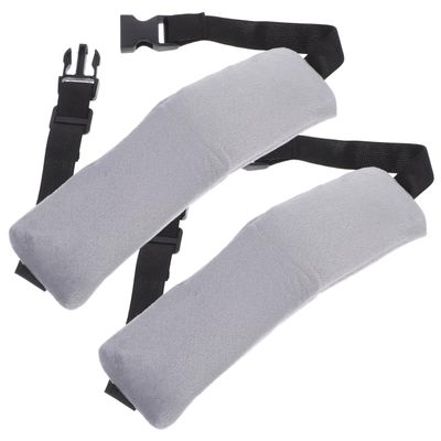 Alipis Airplane Head Strap: Travel Head Support for Sleeping - Adjustable Flight Sleep Mask Holder for Long Travel and Car Comfort (2 Pcs, Grey)