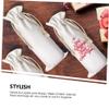 BESPORTBLE Drawstring Linen Wine Bottle Bags 16X35.5Cm Fabric Reusable Decorative Wine Tote Bags for Party Packaging 6pcs view 3