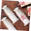 BESPORTBLE Drawstring Linen Wine Bottle Bags 16X35.5Cm Fabric Reusable Decorative Wine Tote Bags for Party Packaging 6pcs view 4