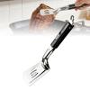 2026 New Stainless Steel Tongs for Cooking, Anti-Scald Extended Handle Spatula Tongs, Versatile Metal Spatula Tongs for Flipping, Picking Up Steak Fish Bread Hamburger BBQ Frying Pancake Pies Pizza view 1