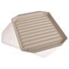2-Pack White Plastic Microwave Oven Lid Bacon Rack, Kitchen Microwave Cooking Accessory view 1