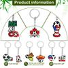 Xandova 36Pcs USA Canada Mexico Soccer Keychain, Stylish Soccer Ball Keychain for Purse, Handbag, Backpack & Bag Decoration view 3
