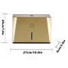 Tissue Holder Bathroom Wall Mounted Box Multicolor Tissue Roll Holder for Kitchen, Bathroom, Business Use Hygienic Waterproof, Lower Pull-Out Tissue Holder Dispenser for Commercial, Home view 2