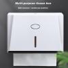 Tissue Holder Bathroom Wall Mounted Box Multicolor Tissue Roll Holder for Kitchen, Bathroom, Business Use Hygienic Waterproof, Lower Pull-Out Tissue Holder Dispenser for Commercial, Home view 3