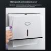 Tissue Holder Bathroom Wall Mounted Box Multicolor Tissue Roll Holder for Kitchen, Bathroom, Business Use Hygienic Waterproof, Lower Pull-Out Tissue Holder Dispenser for Commercial, Home view 4