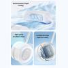 Wearable Neck Fan, 3 Speeds Rechargeable for Travel Office Outdoors view 4
