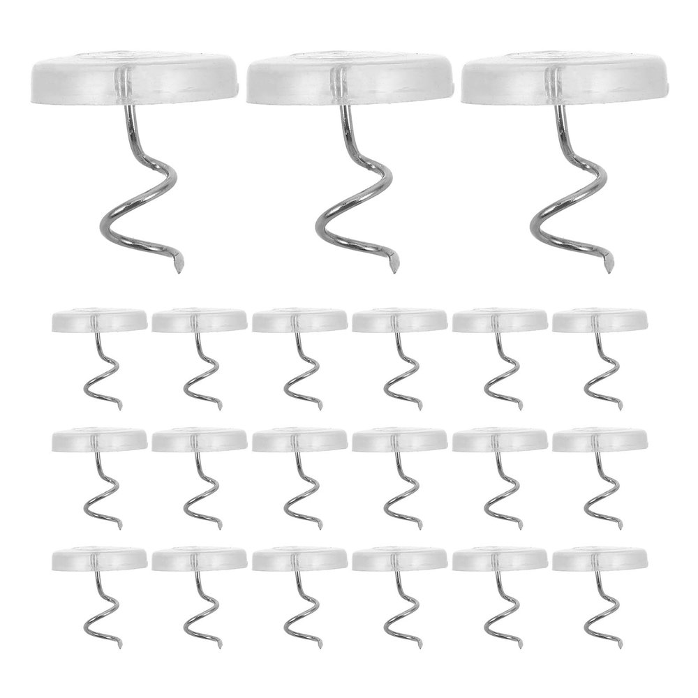 UTHCLO 100 Pcs Bed Sheet Clips Upholstery Nails Twist Pins for Furniture Slipcovers and Bedskirts Large Size Home Bedding Fasteners Prevent Slip