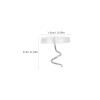 UTHCLO 100 Pcs Bed Sheet Clips Upholstery Nails Twist Pins for Furniture Slipcovers and Bedskirts Large Size Home Bedding Fasteners Prevent Slip view 2