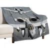 A-10 Jet Fighter Military-Themed Flannel Blanket (2) Flannel Blanket Wool Soft Blanket Lightweight Plush Suitable for Sofa, Bed, Comfortable Sofa 175x200cm(70x80in) view 1