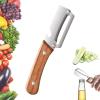 2026 New Multi-Functional Vegetable Peeler for Kitchen, Julienne Peeler with Ergonomic Handles and Bottle Opener, for Fruit Veggie Pumpkin Papaya Carrots and Open Wine Bottles (1PCS) view 1