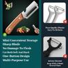 2026 New Multi-Functional Vegetable Peeler for Kitchen, Julienne Peeler with Ergonomic Handles and Bottle Opener, for Fruit Veggie Pumpkin Papaya Carrots and Open Wine Bottles (1PCS) view 4