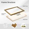 Vintage Framed Canvas Wall Art Beer Pint Sketch Art Print Retro Funny Poster Painting Pictures Wall Decor for Bar Kitchen Office (Framed,12W X16L) view 2