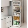 Kitchen Organization Slim Storage Cart, 5/7 Tier Rolling Storage Shelving Unit, Narrow Little Cart Rack for Laundry Room Pantry Bathroom Organizers and Storages Utility Shelf Cart(7.9"x21.6"x72.6") view 1