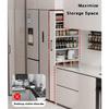 Kitchen Organization Slim Storage Cart, 5/7 Tier Rolling Storage Shelving Unit, Narrow Little Cart Rack for Laundry Room Pantry Bathroom Organizers and Storages Utility Shelf Cart(7.9"x21.6"x72.6") view 3