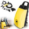 Multi-Purpose High Temp Steam Washe, 2500W High Pressure Steamer, 15S Fast Heat-Up, 3.5L Tank, Portable Steam Cleaner for Car, Floor, Grout, Kitchen, Furniture & Bed Bugs Yellow view 1
