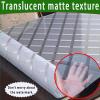 1.5mm Thick Clear Table Cover Protector PVC Vinyl Soft Plastic Tablecloth,Heat Resistant Crystal Transparent Desk Pad 42x104 Inch,Computer Writing Desks Tabletop Protector Mat for Kitchen Desktop view 3