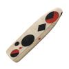Large Ironing Board Cover and Pad 59x26 Minimal Geometric Red Black Iron Table Cover with Padding,Extra Wide,Resist Scorching and Staining,Heatproof,Adjustable Fastener Durable Stain view 1