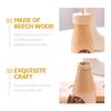 Wooden Toothpick Holder Dispenser Rustic Box Xmas for Porch Office view 3