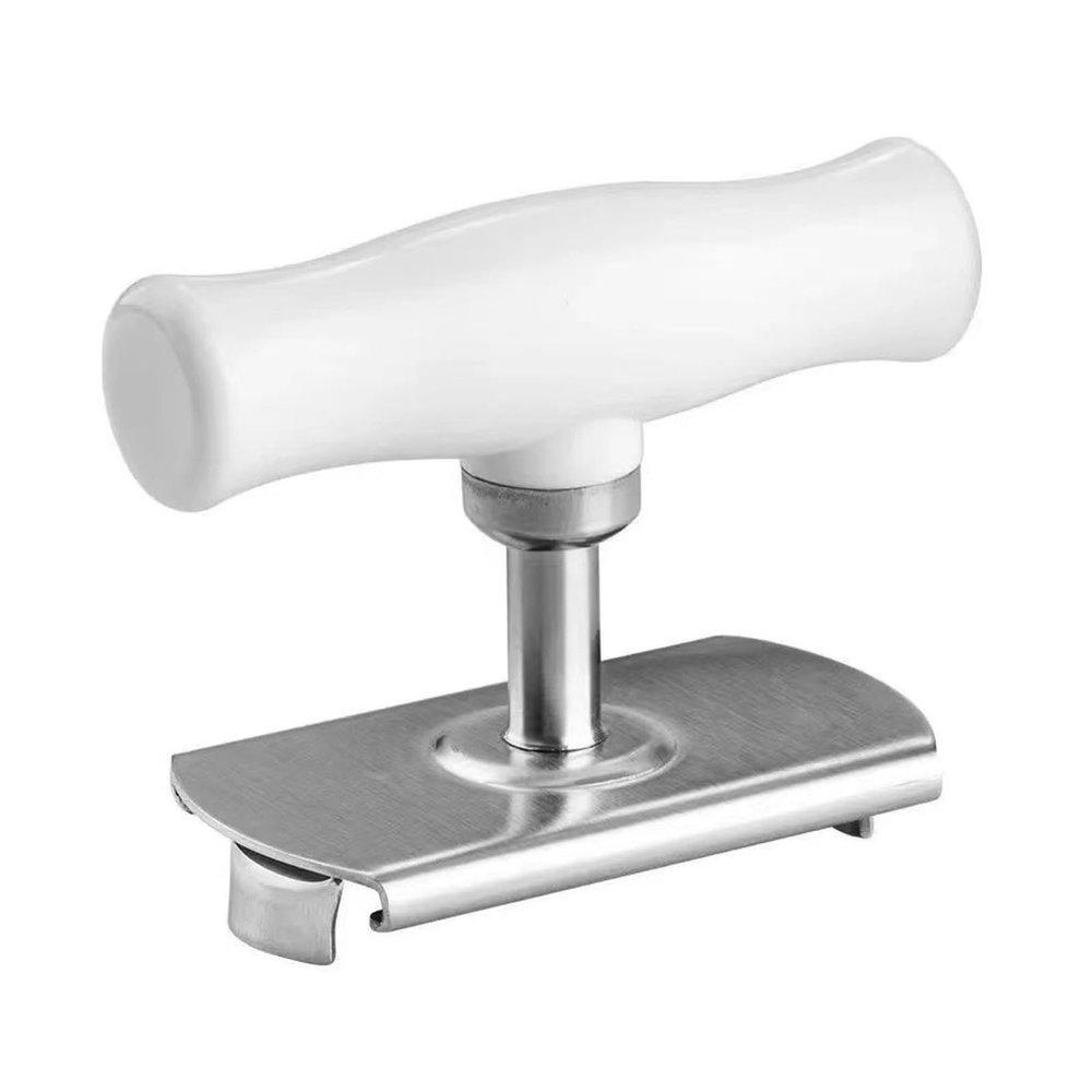 1PCS Adjustable Multi-function Bottle Cap Opener Stainless Steel Lids Off Jar Opener Labor-saving Screw Can Opener for Kitchen Gadget(White)