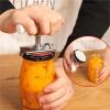 1PCS Adjustable Multi-function Bottle Cap Opener Stainless Steel Lids Off Jar Opener Labor-saving Screw Can Opener for Kitchen Gadget(White) view 2