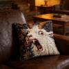 18x18 Pillow Cover, Screaming Goat Soft Plush Cushion Case, Funny Animal Throw Pillow, Home Decor Accent, Decorative Bed Couch Chair Accessory, Living Room Bedroom Apartment Dorm Hotel Farmhouse view 2