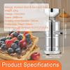 1100W Peanut Butter Maker, Multifunctional Nut Butter Grinder & Sesame Paste Machine, Quiet, Easy to Clean, High Efficiency for Home Kitchen view 3