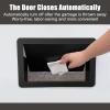 JTWWDM Stainless Steel Trash Easy Push Cover, Commerical Built-in Garbage Bin Lid, Square Kitchen Side Waste Chute Cover, Side Mount Trash Chute Lid,Style A view 3