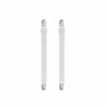 tooloflife 2 Pcs Bed Sheet Fasteners, Adjustable Mattress Suspenders Bed Corner Holders for Home Bedding Anti-Slip for Smooth Wrinkle-Free Bedding Daily Use (White) view 1