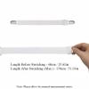 tooloflife 2 Pcs Bed Sheet Fasteners, Adjustable Mattress Suspenders Bed Corner Holders for Home Bedding Anti-Slip for Smooth Wrinkle-Free Bedding Daily Use (White) view 2