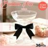 LemonRoad 36 Sets Plastic Martini Glasses, 12 oz, Black view 2