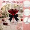 LemonRoad 36 Sets Plastic Martini Glasses, 12 oz, Black view 3