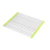 304 Stainless Steel Roll Up Dish Drying Rack for Kitchen Portable Sink Mat Roll-up Drying Racks Foldable Dish Drainers - 2pcs(Size:38x22cm)(Green,470X220MM) view 1
