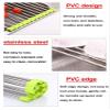 304 Stainless Steel Roll Up Dish Drying Rack for Kitchen Portable Sink Mat Roll-up Drying Racks Foldable Dish Drainers - 2pcs(Size:38x22cm)(Green,470X220MM) view 3
