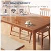 Clear PVC Desk Mat 39"x89" Clear Table Cover Protector Study Desk Topper Pad Blotter Plastic Transparent Desk Mat for Desktop Writing Computer Protector for Office and Home Easy Clean Waterproof view 2