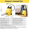 3.5L High Temp Steam Engine Cleaner, 3000W High - Pressure Multi - Use Steam Washer for Home, Car Washing & AC Cleaning, with 8 Accessories(Yellow) view 4