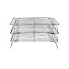 3-Layer Stackable Foldable Pastry Tray With Cooling Rack, Non-Stick Oven Safe Wire Grid Baking Tray & Grill view 1