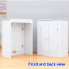 HOLGVE Household Wooden Radiator Radiator Manifold Cover, Double Door Storage Cabinet Radiator, Water Proof Wood-Plastic Board, Strong Load-Bearing Capacity(35x31x8in/90x80x20cm) view 4