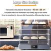 40-Liter Household Bread Proofing Box, Adjustable Temperature From 20 To 45C, Timer Range From 1 Minute To 24 Hours, Automatic Humidity Control, Multi-Functional Dough Fermenter view 4