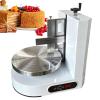 pedenencelia Cake Decorating Machine, 412 Inch Automatic Cake Icing Machine-with Adjustable Speed, 60320 RPM, Beveled Scraper, Dual Rotation, Low Noise 200w Stainless Steel White view 1