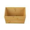 Bamboo Basket Organizers Natural 10.5" x 8.5" x 6", Bamboo Storage Basket Home Organization Bin Multi-Purpose Container for Bedroom Bathroom Kitchen 2-Pack view 2