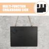 DOITOOL Wooden Double-Sided Chalkboard Sign with Hanging Rope, Rectangular Message Board Pendant for Home Decor and Flower Store, 8pcs Set view 3