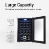 Yeego 46 Bottle Wine Fridge, 38-65F Wine Cooler Refrigerator view 3